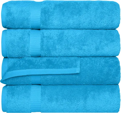 Miniatura 70 de Juego de alfombra de baño 100 % de algodón turco para hotel y spa de lujo y opciones de tapete de baño de espuma viscoelástica