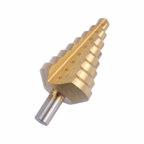 Miniatura 6 de Broca de paso grande, acero de alta velocidad Unibit Step Broca Juego de brocas para agujero de metal, agujero de madera más cortador, 0.157-2.047 in