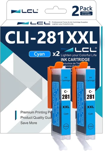 Miniatura 10 de CLI-281 XXL Cartucho de tinta negro de repuesto para Canon 281 XXL CLI-281XXL BK para PIXMA TR7500 TS6320 TR7520 TS6100 TS6120 TS8120 TS8222 TS8320
