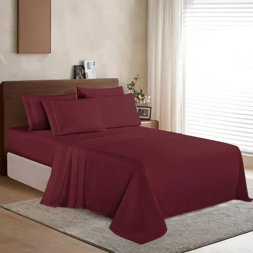 Miniatura 3 de Elegant Comfort Lujoso juego de ropa de cama de microfibra suave de calidad prémium 1500 hoteleras, resistente a las arrugas y a la decoloración