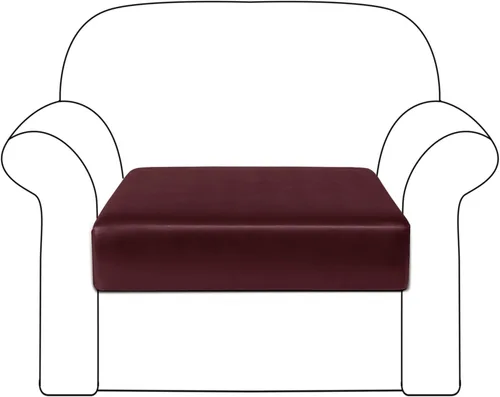 Miniatura 12 de Funda de cojín elástica para sofá, funda de cojín de punto para asiento de caravana, protector de muebles reversible en sala de estar