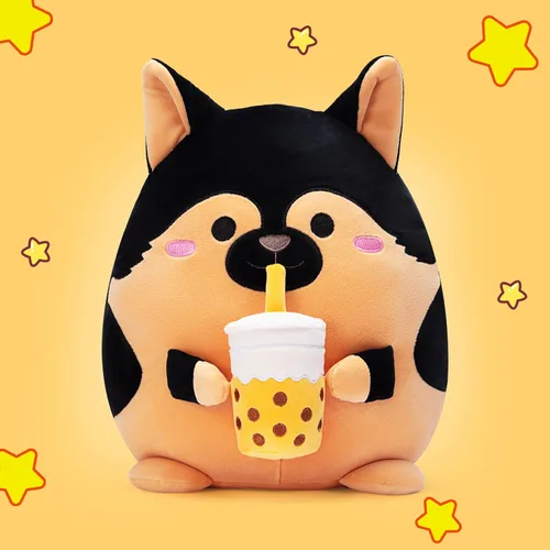Miniatura 9 de Almohada original de 13 pulgadas para perro de policía, juguete de peluche de animal de peluche, tamaño grande, suave, lindo, adorable peluche
