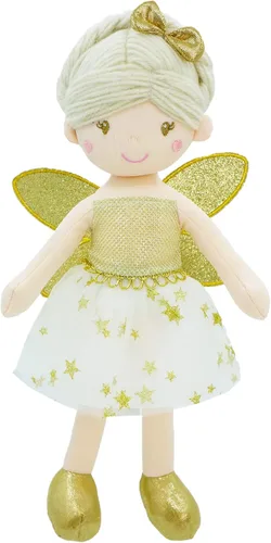 Miniatura 11 de June Garden Muñeca de hada del jardín encantado de 16 pulgadas Brielle - Muñeca de conejo de peluche rellena y suave para niña, regalo de Pascua