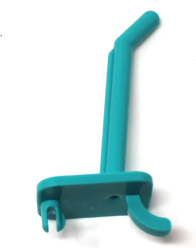 Miniatura 6 de JSP Manufacturing Ganchos de plástico verde azulado para garaje/herramientas/almacenamiento/organización/joyería/manualidades - 2 pulgadas, 4