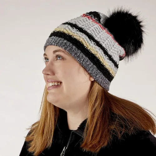 Miniatura 4 de Women's Recycled Slouchy Knit Hat with Pom