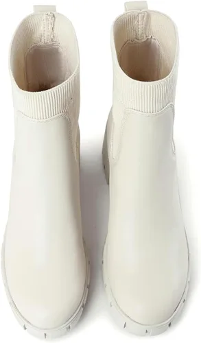 Miniatura 8 de GOUPSKY Botines Chelsea para mujer, suela de lengüeta, cómodos, sin cordones, elásticos