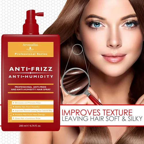 Miniatura 7 de Arvazallia Mascarilla hidratante para el cabello con aceite de argán y tratamiento en aerosol antiencrespamiento antihumedad – Acondicionamiento