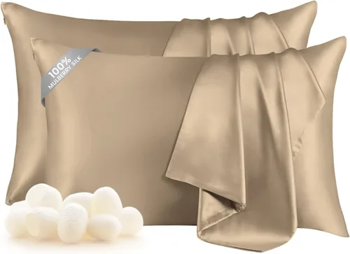 Miniatura 28 de THXSILK Funda de almohada de seda de morera 100% para cabello y piel, funda de almohada de seda hipoalergénica, suave, transpirable, con cremallera