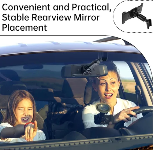 Miniatura 6 de Kit de panel de placa trasera para espejo retrovisor para espejo retrovisor de 5.5 a 12 pulgadas