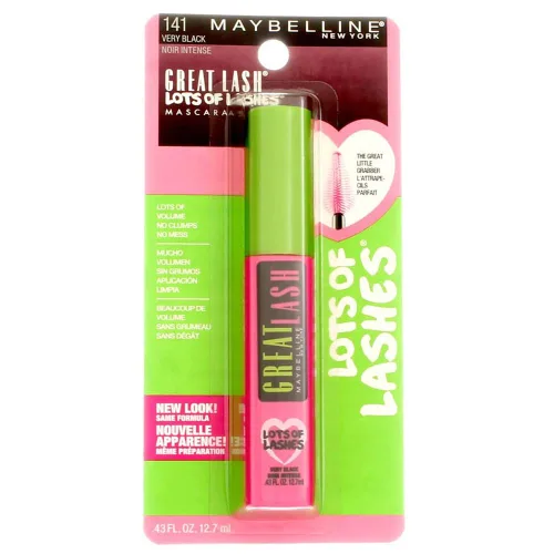 Miniatura 12 de Maybelline Great Lash BIG Máscara lavable, Máscara voluminizadora, espesante y alargadora, color negro parduzco, 2 unidades Negro café.