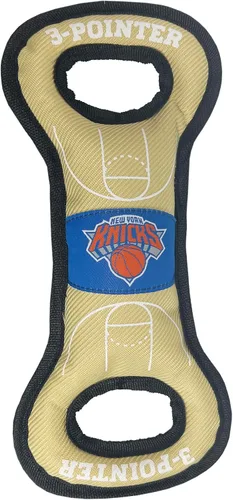 Miniatura 17 de Pets First NBA Atlanta Hawks Field Toy - Juguete de nailon resistente para mascotas con costuras de doble ribete y chirriador interior, talla única