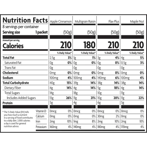 Miniatura 6 de Nature's Path Paquete variado de avena instantánea orgánica, 8 paquetes, sin OMG, sin OMG, granos integrales, proteína a base de plantas, alto