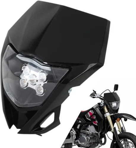 Miniatura 10 de AnXin - Faro delantero para motocicleta LED universal para YZ125 YZ250 TTR230 YZ250F YZ450F DRZ400 WR250F WR450F, la mayoría de las motocicletas