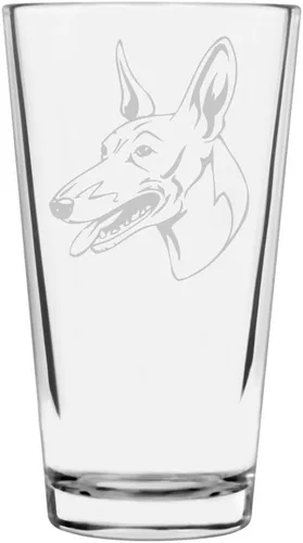 Miniatura 247 de Perro de Presa Canario - Vaso de pinta personalizado con temática de perro grabado multiusos, 16 onzas