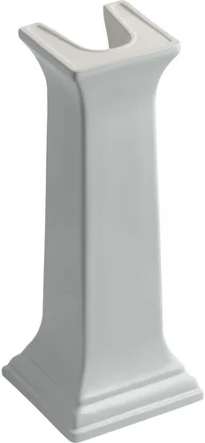 Miniatura 9 de KOHLER K-2267-0 Memoirs - Pedestal para lavabo de baño, pedestal de fregadero de arcilla refractaria, pedestal para lavabo de baño, solo menos Blanco