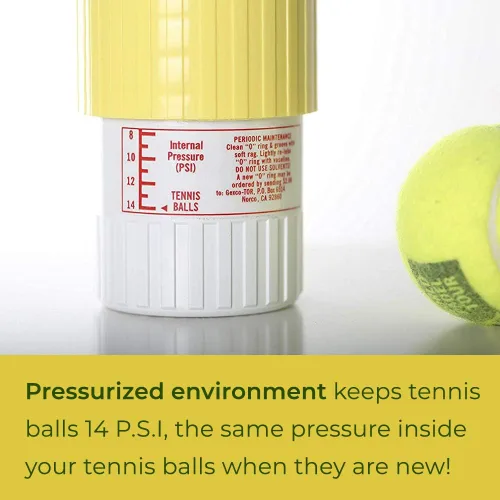 Miniatura 5 de Protector de pelotas de tenis - Almacenamiento de pelotas de tenis presurizadas que mantiene las pelotas con buen rebote como si estuvieran nuevas