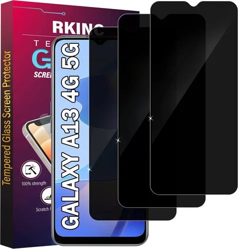 Miniatura 20 de RKINC Protector de pantalla [paquete de 4] para Samsung Galaxy A12 / Galaxy A02S / A12 Nacho, protector de pantalla de vidrio templado, 0.013 in