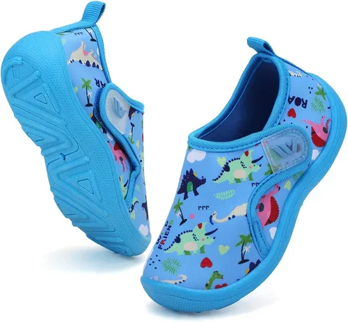 Miniatura 2 de FANTURE Zapatos de agua para niños y niñas, lindas sandalias acuáticas, playa, piscina, parque acuático, tenis acuáticos, para niños pequeños