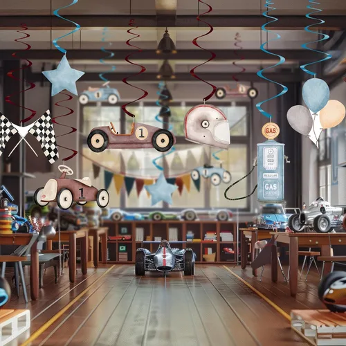 Miniatura 19 de Paquete de 40 decoraciones colgantes de discoteca – Decoraciones retro de cumpleaños de baile para niñas, suministros de fiesta de discoteca