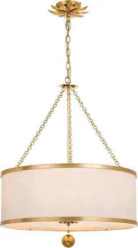 Miniatura 8 de Crystorama Broche - Candelabro de 8 luces de oro antiguo, lámpara de techo - Candelabros para pasillo, sala de estar, vestíbulo, granja - Candelabro