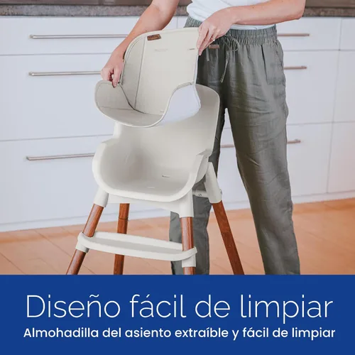 Miniatura 7 de Chicco Zest LE - Silla alta plegable 4 en 1, silla de alimentación, silla para niños pequeños y taburete juvenil, silla alta multiusos fácil de Crema