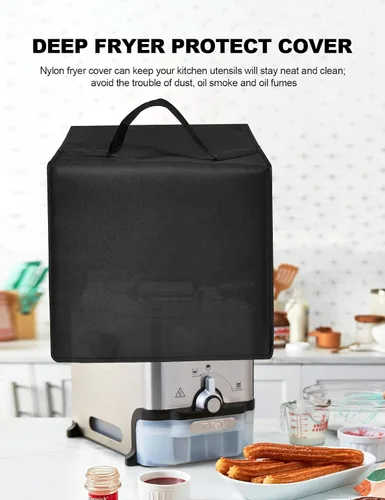 Miniatura 4 de Funda de nailon resistente para freidora de aire resistente al agua y al calor para freidora T-fal 3.5L para freidoras eléctricas totalmente