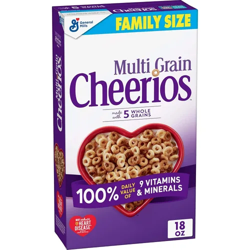 Miniatura 30 de Cheerios Taza de cereales para desayuno, sin gluten, cereales de una sola porción, 1.3 onzas (paquete de 12)