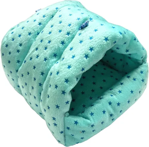 Miniatura 8 de WOWOWMEOW - Cama para cobayo, hámster, animales pequeños, cama con forma de cueva para colgar