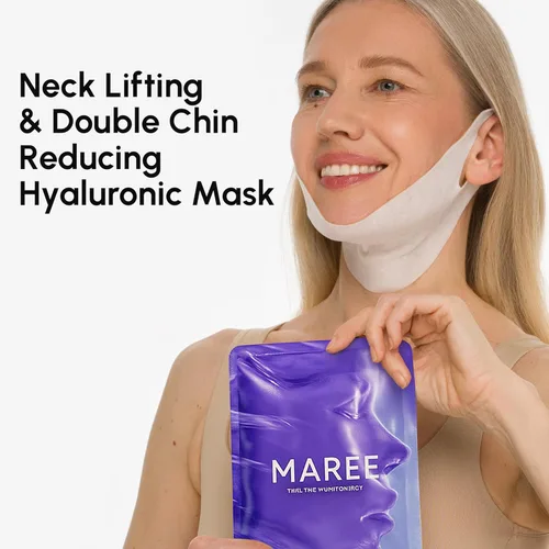 Miniatura 2 de Máscara de elevación V Line de MAREE con ácido hialurónico – Máscara facial profunda de colágeno para mujeres – Máscaras faciales moldeadoras
