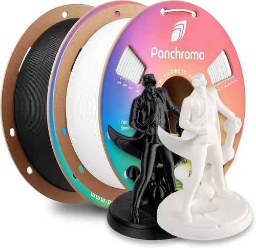 Miniatura 17 de Polymaker Panchroma Filamento de impresora 3D PLA negro, 0.069 in, carrete de 2.2 libras, fácil de imprimir, impresión de alta velocidad, sin