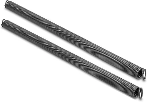 Miniatura 7 de Par de resortes de extensión de puerta de garaje resistentes de 70 libras, resorte elástico, electroforesis de alta precisión recubierto negro