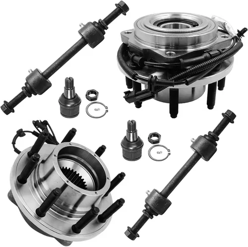 Miniatura 110 de Detroit Axle - Kit de nudillos de dirección delantera izquierda para Ford Edge Lincoln MKX 07-10, cojinete de rueda del lado del conductor, nudillo