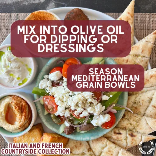 Miniatura 3 de Gustus Vitae - Colección de condimentos y especias gourmet de campo francés italiano - Especias artesanales sin sal - Todo natural - Sin OMG - Lote