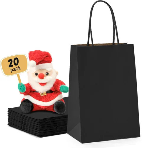 Miniatura 22 de Metronic - Bolsas de regalo de papel kraft con asas de 16 x 6 x 12 pulgadas, paquete de 6000 Para Navidad, recuerdos de fiesta de cumpleaños