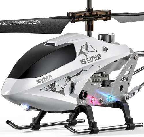 Miniatura 18 de SYMA S107H-E Helicóptero RC para niños de 8-12 años y principiantes, helicóptero de control remoto con retención de altitud, 2 modos de velocidad