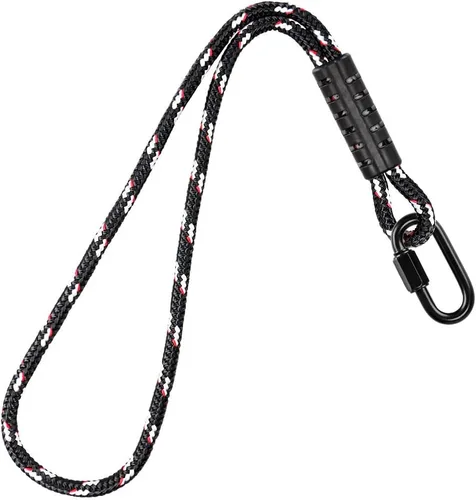 Miniatura 8 de BeneLabel Poseidon Series Prusik - Cuerdas cosidas, seguridad, 19 pulgadas, diámetro 2/5 pulgadas, paquete de 2, color negro