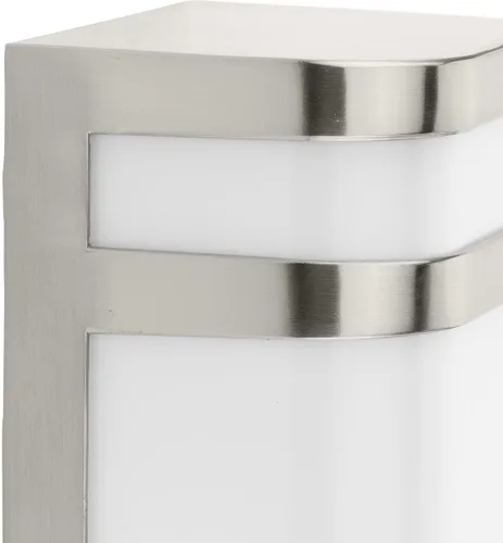 Miniatura 7 de Progress Lighting Valera LED Collection - Farol acrílico blanco mate con pantalla moderna para exteriores, pequeña pared, luz de bronce