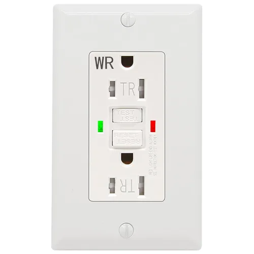 Miniatura 15 de POWAWINI - Enchufe GFCI de 15 amperios, certificación UL, receptáculos GFI de autocomprobación, resistentes a manipulaciones, resistente a la Blanco