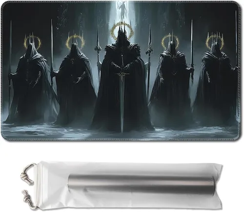 Miniatura 27 de MTG - Tapete de juego de 24 x 14 pulgadas, bolsas de almacenamiento con parte trasera antideslizante, ideal para entusiastas