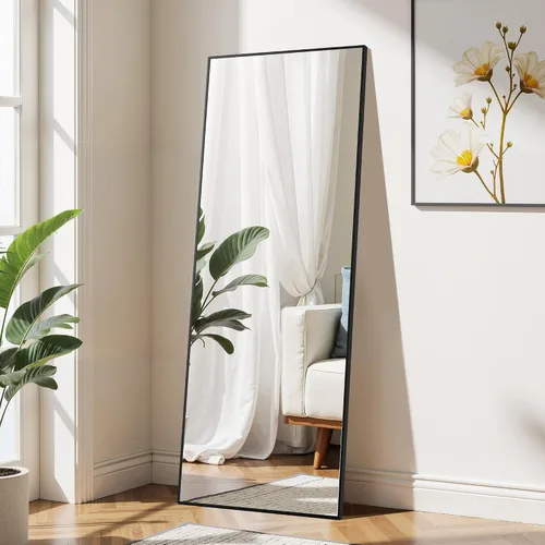 Miniatura 3 de Alpen Espejo de longitud completa de 64 x 21 pulgadas, espejo colgante de longitud completa para decoración de pared del hogar, espejos de piso