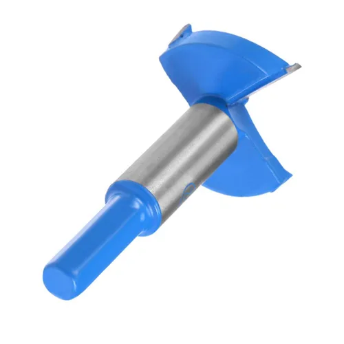 Miniatura 7 de Taladro de posicionamiento de la broca de perforación de 0.591 in Forstner Brocas de carburo de tungsteno Agujero de madera Sierra Bisagra Broca