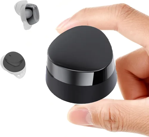 Miniatura 8 de Xmenha Mini auriculares invisibles para dormir de lado, auriculares inalámbricos Bluetooth para dormir, auriculares pequeños con cancelación