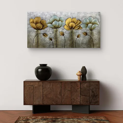 Miniatura 13 de Yotree Pintura de árbol, 24 x 48 pulgadas, óleo sobre lienzo, arte abstracto, enmarcado, pintado a mano, moderno, unisex, interior, sala de estar