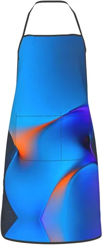 Miniatura 19 de Delantal de dos cachorros con bolsillos, delantales resistentes a las gotas de agua para mujeres y hombres, delantal ideal para uso doméstico