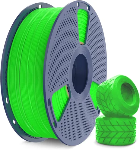 Miniatura 15 de SUNLU TPU - Filamento para impresora 3D de 1.75mm, filamento TPU de alta velocidad 95A, filamento 3D flexible de 1KG para impresión rápida, 35.27 oz