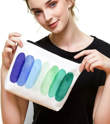 Miniatura 3 de Regalos inspiradores para mujeres, bolsas de arcoíris para niñas y mujeres, bolsa de maquillaje de arcoíris para ella, pared de arcoíris, regalos