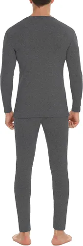 Miniatura 3 de Daupanzees Conjunto de ropa interior térmica ultra suave para hombre, elástico, ligero, con forro polar largo