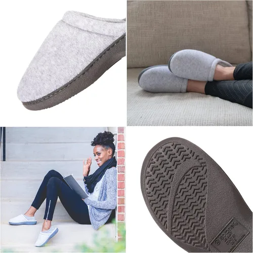Miniatura 3 de isotoner Zuecos bordados para mujer, Blanco
