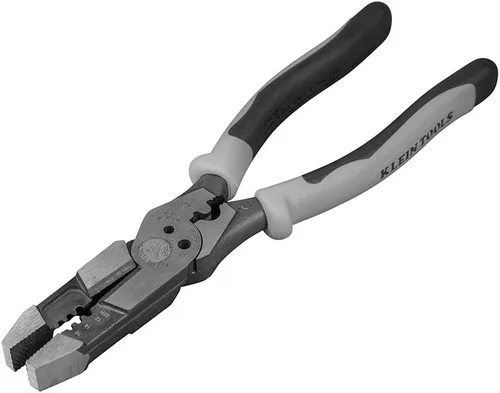 Miniatura 3 de Klein Tools Alicates multiherramienta J215-8CR, fabricados en Estados Unidos, herramienta híbrida multipropósito/crimpadora, pelacables, corte