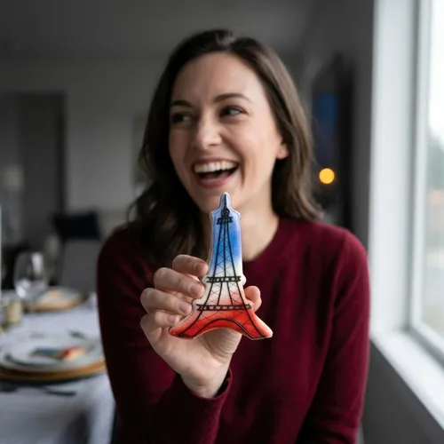 Cortador de galletas Torre Eiffel de 4 pulgadas, fabricado en Estados Unidos por Ann Clark